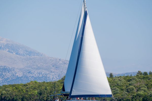 Sailing yacht in Lefkada Greece